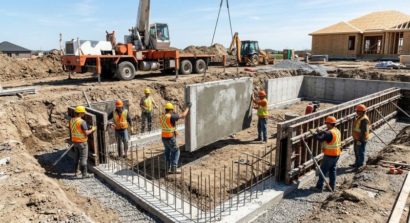 Foundation Wall Pouring in Fort Worth, TX